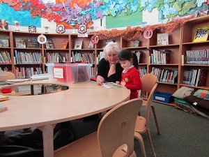 Saltford school library